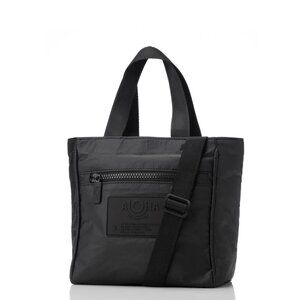 ALOHA Collection Monochrome Black Crossbody Tote Bag Purse New NWT